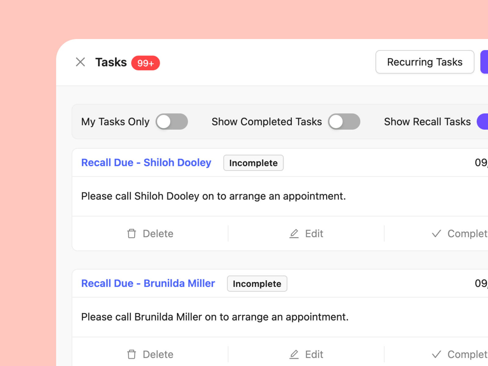 Create and Assign Tasks